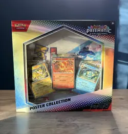 Pokemon TCG SV8.5 Prismatic Evolutions Poster Collection Box Factory Sealed - Image 1