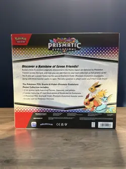 Pokemon TCG SV8.5 Prismatic Evolutions Poster Collection Box Factory Sealed - Image 2