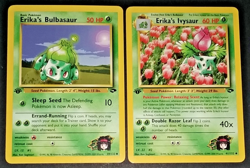 1ST EDITION POKEMON GYM CHALLENGE - ERIKA'S BULBASAUR AND IVYSAUR NON HOLO (NM) - Image 1