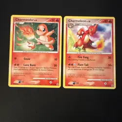 Charmander 82/132 Charmeleon 46/132 Secret Wonders Regular Pokemon S524 - Image 1