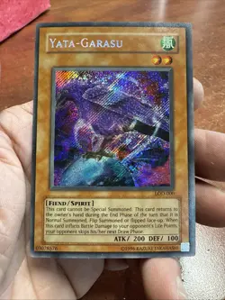 Yugioh - Yata-Garasu LOD-000 Secret Rare Fiend/Spirit 03078576 1996 - Image 1