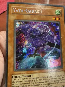Yugioh - Yata-Garasu LOD-000 Secret Rare Fiend/Spirit 03078576 1996 - Image 3