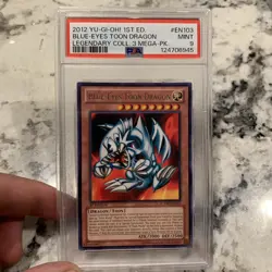 Yugioh Blue-Eyes Toon Dragon LCYW-EN103 PSA 9 EXTREMELY LOW POP 1 Higher - Image 1