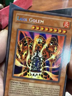 Yugioh Lava Golem PGD-107 Fiend/Effect Ultra Rare Invasion Of Chaos 00102380 - Image 2