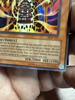 Yugioh Lava Golem PGD-107 Fiend/Effect Ultra Rare Invasion Of Chaos 00102380 - Image 5