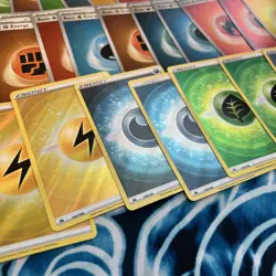 88 Holo Energy Pokemon Bulk Card Lot - English/Japanese - Galaxy Swirl/Textured - Image 2