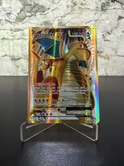 Pokemon Card Dragonite EX Full Art Ultra Rare Holo Card 106/108 XY Evolutions - Image 1