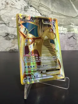 Pokemon Card Dragonite EX Full Art Ultra Rare Holo Card 106/108 XY Evolutions - Image 2