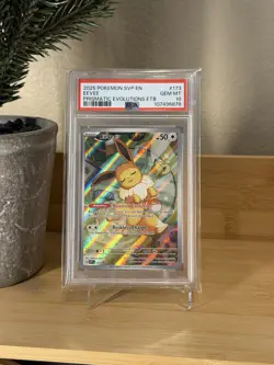 Pokemon Eevee 173 Sv: Scarlet & Violet Black Star Promo Card Holo PSA 10 - Image 1