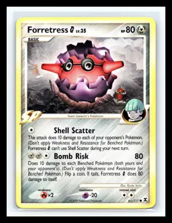Forretress 61/111 2009 Rising Rivals Pokemon Card TCG Non Holo - Image 1