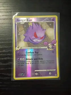 GENGAR GL lv. 65 Rising Rivals POKEMON Reverse Holo 2009 MP Trading Card 40/111 - Image 1