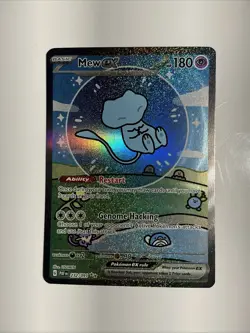 Mew ex 232/091 SV: Paldean Fates Holo Special Illustration Rare SIR Card Pokemon - Image 1