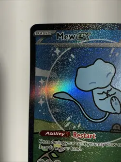 Mew ex 232/091 SV: Paldean Fates Holo Special Illustration Rare SIR Card Pokemon - Image 2