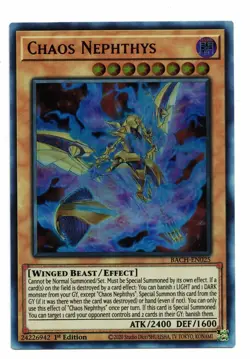 Yu-Gi-Oh Card: Chaos Nephthys BACH-EN025 Ultra Rare 1st Edition! NM - Image 1