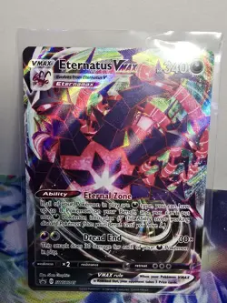 Pokemon Card Eternatus Vmax SWSH045 Promo Full Art - Image 1