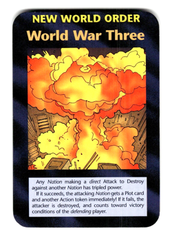NWO: World War Three Card Limited INWO Illuminati New World Order Game - Image 1