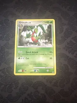 Pokemon Platinum Arceus 39/99 Card Uncommon Grovyle - Image 1