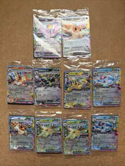 Prismatic Evolutions Surprise Box Sealed Stamped EX Promo Cards 10 Cards - Image 1