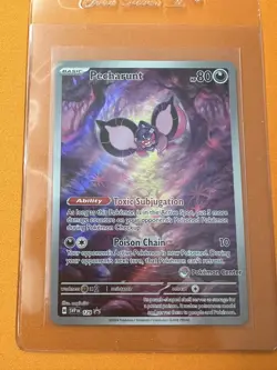 Pokemon Center Exclusive SVP #129 Pecharunt ETB Promo Pokemon TCG Card - Image 1