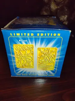 Pokemon MEWTWO 23k Gold Plated Trading Card 1999 Sealed With Box Limited Edition - Image 5