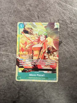 More Pizza!! OP07-037 Bonney One Piece Promo Premium Card Best Selection Vol. 4 - Image 1