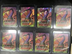 Lorcana MALEFICENT MONSTROUS DRAGON Enchanted 5/P3 Championship 8 Cards - Image 1