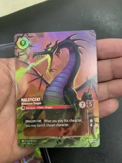 Lorcana MALEFICENT MONSTROUS DRAGON Enchanted 5/P3 Championship 8 Cards - Image 4