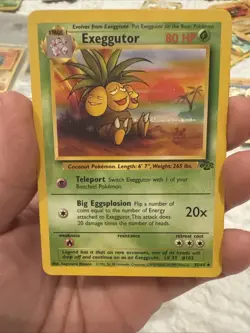 Exeggutor Pokemon Card Jungle Set 35/64 Holo Rare 80 HP Near Mint Vintage 1999 - Image 1