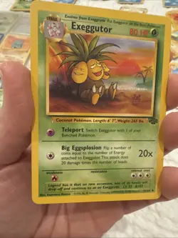 Exeggutor Pokemon Card Jungle Set 35/64 Holo Rare 80 HP Near Mint Vintage 1999 - Image 2
