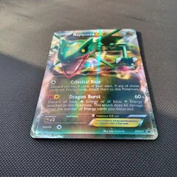 Pokemon TCG 2012 Rayquaza EX BW47 Black Star Promo Holo Card LP - Image 2