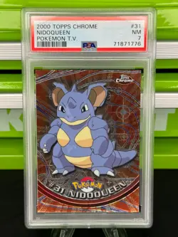 2000 TOPPS Chrome Pokemon - Nidoqueen #31 - PSA 7. Grade Pokemon Card - Image 1