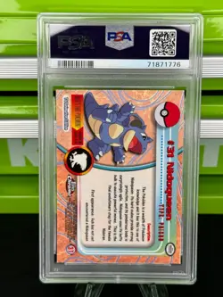 2000 TOPPS Chrome Pokemon - Nidoqueen #31 - PSA 7. Grade Pokemon Card - Image 2