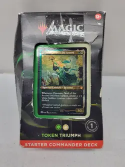 Magic The Gathering Token Triumph Starter Commander Deck (Box Shows Wear) - Image 1