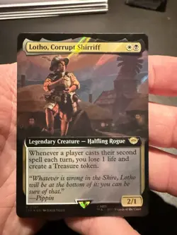 Lotho, Corrupt Shirriff (Extended Art) (Surge Foil) Lord of the Rings 781 NM - Image 1