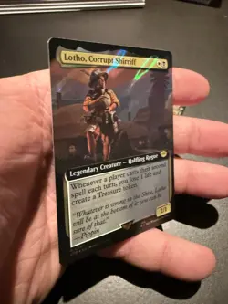 Lotho, Corrupt Shirriff (Extended Art) (Surge Foil) Lord of the Rings 781 NM - Image 2