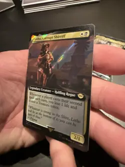Lotho, Corrupt Shirriff (Extended Art) (Surge Foil) Lord of the Rings 781 NM - Image 3