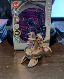 Bakugan Subterra Alpha Hydranoid 650G Tan Battle Brawlers Rare LOOSE HORN! - Image 1