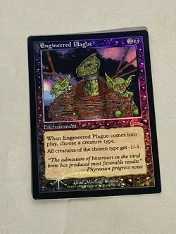 MTG FOIL Engineered Plague Urza's Legacy Magic the Gathering - Image 1