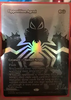 0019 Opposition Agent Borderless Foil Magic The Gathering Marvel Universe - Image 1