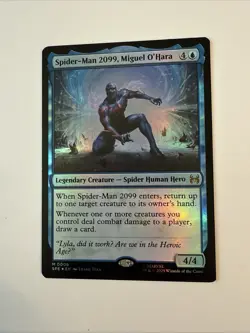 Spider-Man 2099, Miguel O'Hara (Foil) 0008 (M) MTG Marvel's Spider-Man (SPE) - Image 1