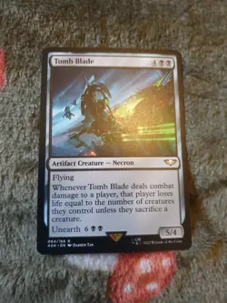 MTG Tomb Blade [Universes Beyond: Warhammer 40,000, Near Mint] - Image 1