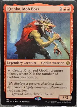 Krenko, Mob Boss #339 Jumpstart Regular Rare - Image 1