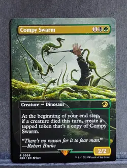 Compy Swarm (Borderless); Universes Beyond: Jurassic World Collection... - Image 1