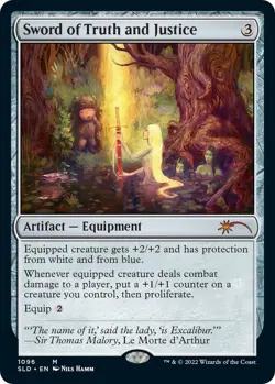 MTG Sword of Truth and Justice Secret Lair - Secret Lair #1096 Magic Gathering - Image 1
