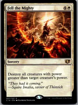 #7 Fell the Mighty MTG Commander 2014 Rare - Image 1