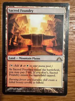 4x Sacred Foundry - Gatecrash - NM/LP - Magic the Gathering Playset - MTG - Image 4