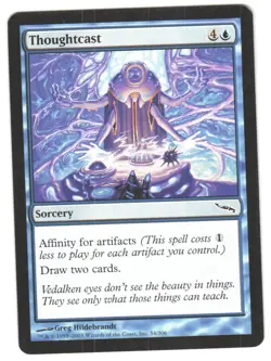 Magic_the_gathering Mirrodin Thoughtcast #54 2003,MTG,LP Common - Image 1