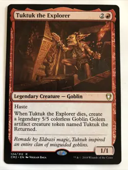 MTG Commander Anthology Volume II Tuktuk the Explorer 124/312 NM Rare - Image 1