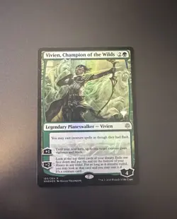Vivien, Champion of the Wilds FOIL PROMO - EX - MTG WAR - Magic the Gathering - Image 1