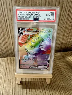 Rillaboom VMAX 193/192 Pokemon TCG Sword & Shield Rebel Clash Secret Rare PSA 10 - Image 1